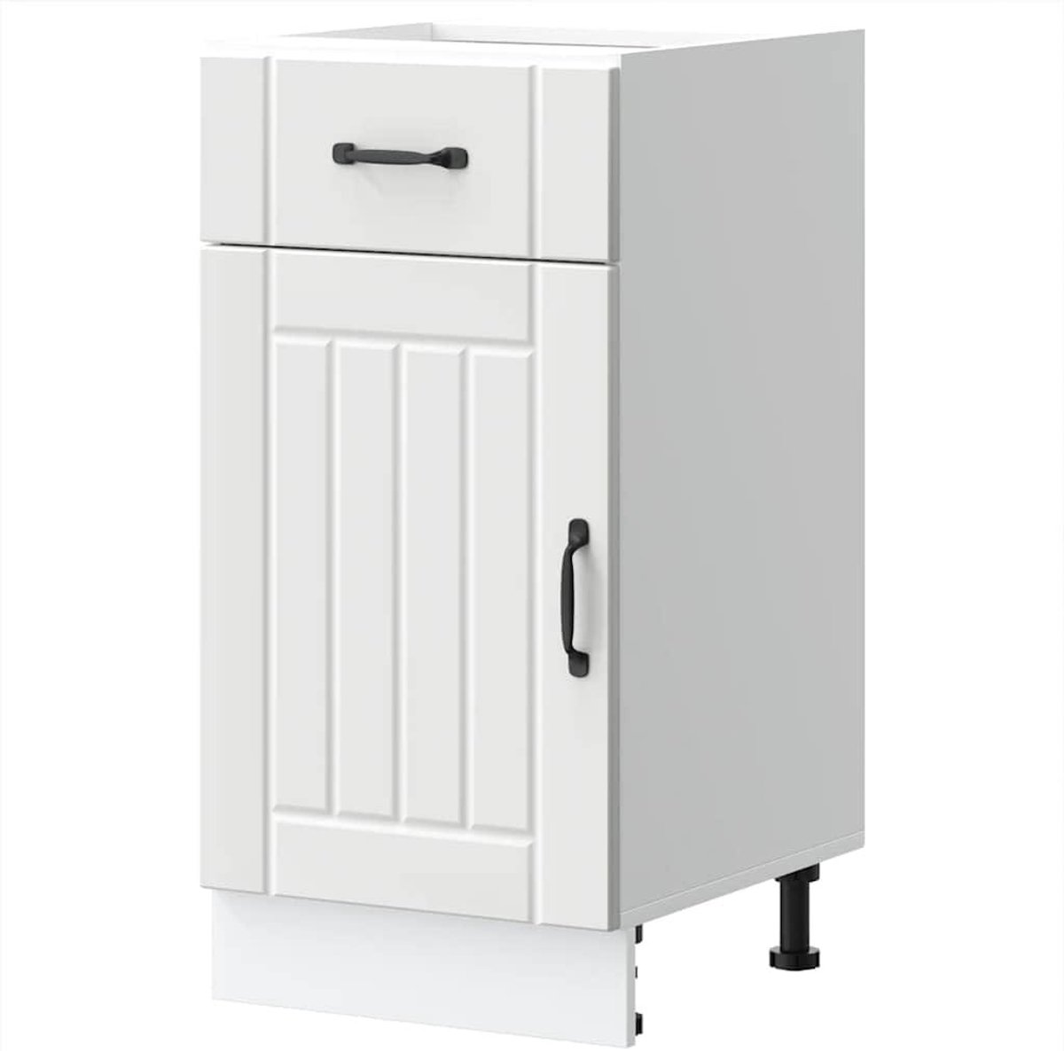 Keukenonderkast - Keukenmeubel - Keuken Organiseren - Verstelbare Poten - 40x46x81.5 cm - Wit