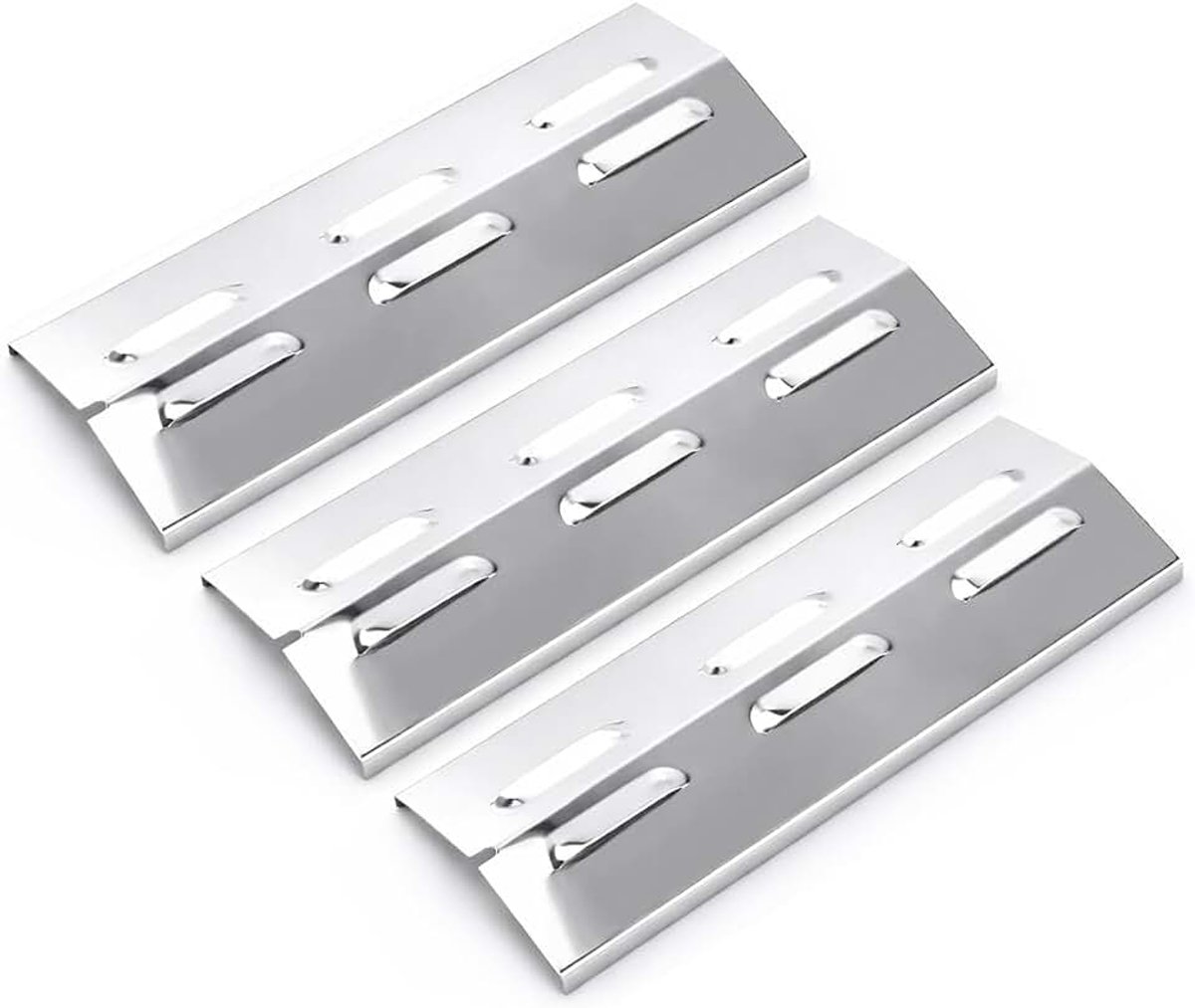 33,5 x 12 cm branderafdekking, reserveonderdelen voor Enders San Diego 3, Enders San Diego Evo, verwarmingsplaat voor Mr.Gardener Vancouver 3, roestvrij staal, vlamverdeler, hitteschild