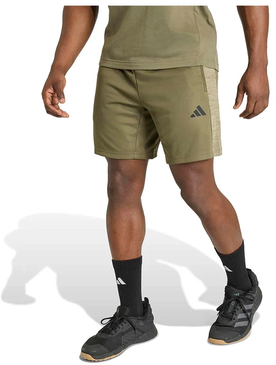Adidas Workout Essentials All-set 5´´ Korte Broek Man Olijf