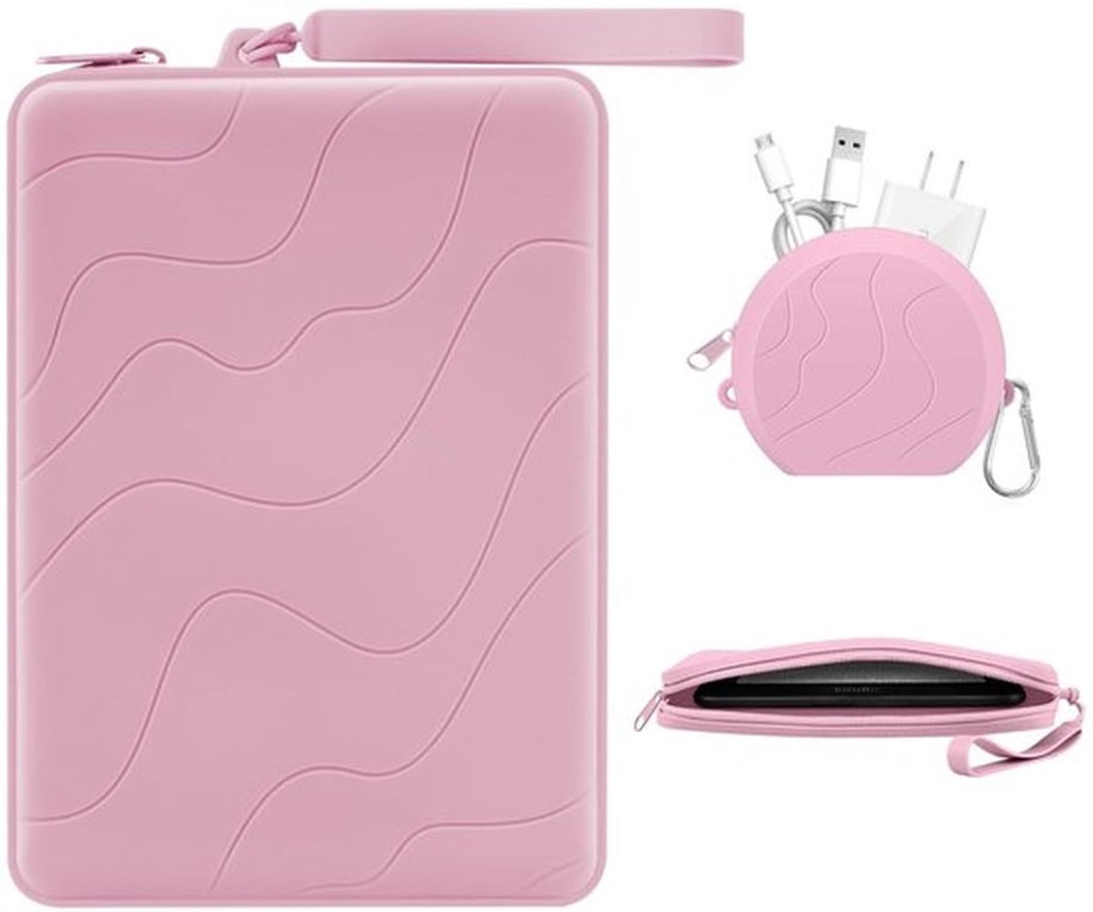 Silicone Clutch - Veelzijdige hoes - Geschikt voor E-readers tot 7 inch - Praktische Polsband - Ritssluiting voor Snelle Toegang - E-reader Hoes