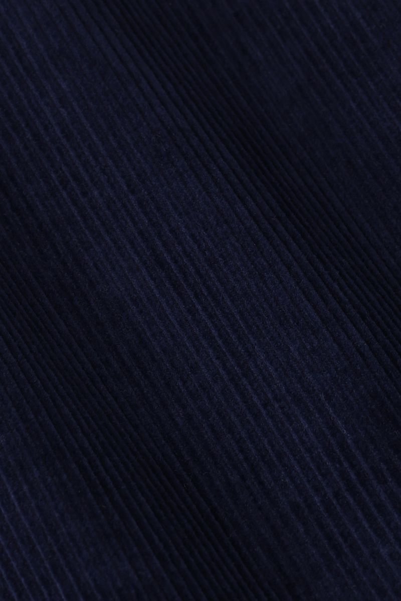 Sissy-Boy - Donkerblauwe corduroy mid-rise broek