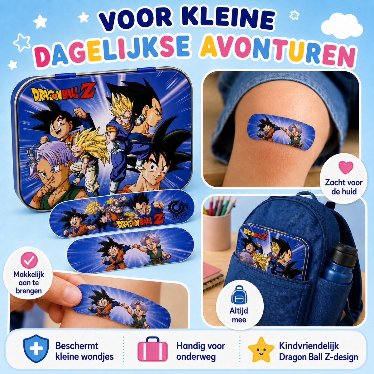 Dragon Ball Z Pleisters - Kinderpleisters - Pleisters Kinderen – 24 Stuks — cadeau in Spellen & Speelgoed - foto 4