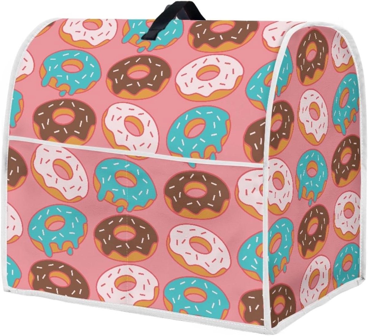 Mixerhoes Stofkap - Keukenapparaat Beschermhoes - Keuken Opruimen - Stijlvol Patroon - 6-8 Quarts - Donut Roze