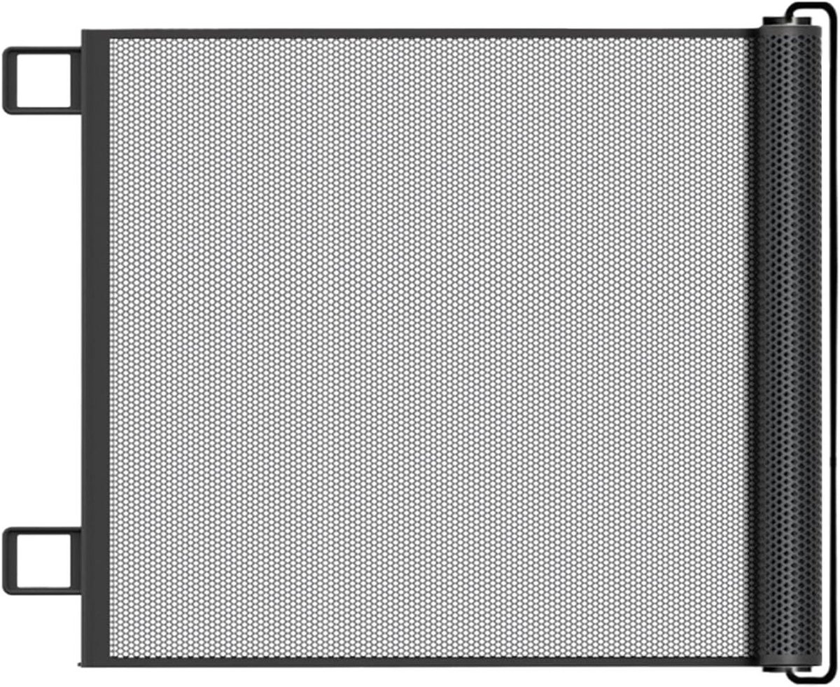 Intrekbare Hondenpoort - Veiligheidshek Babyhek - Huis Beveiligen - Geen Boormontage - 110 cm - Zwart