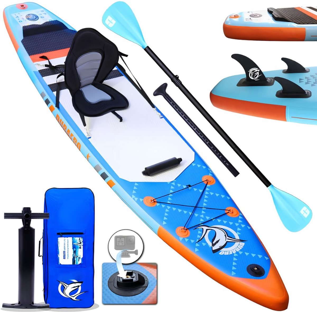 SP® Supboard - Sup Board - Opblaasbaar Paddle Board - Blauw - 330cm x 76cm x 15cm