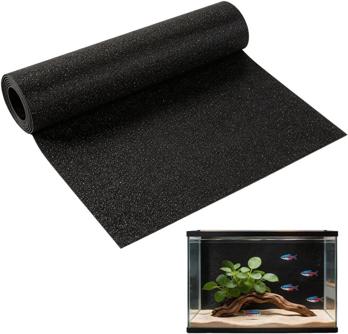 hechtende aquariumachterwand, 40 x 300 CMaquarium achterwandfolie, aquariumfolie achterwand, aquariumachtergrondfolie, achterwand, aquarium voor aquarium, achterwand terrarium