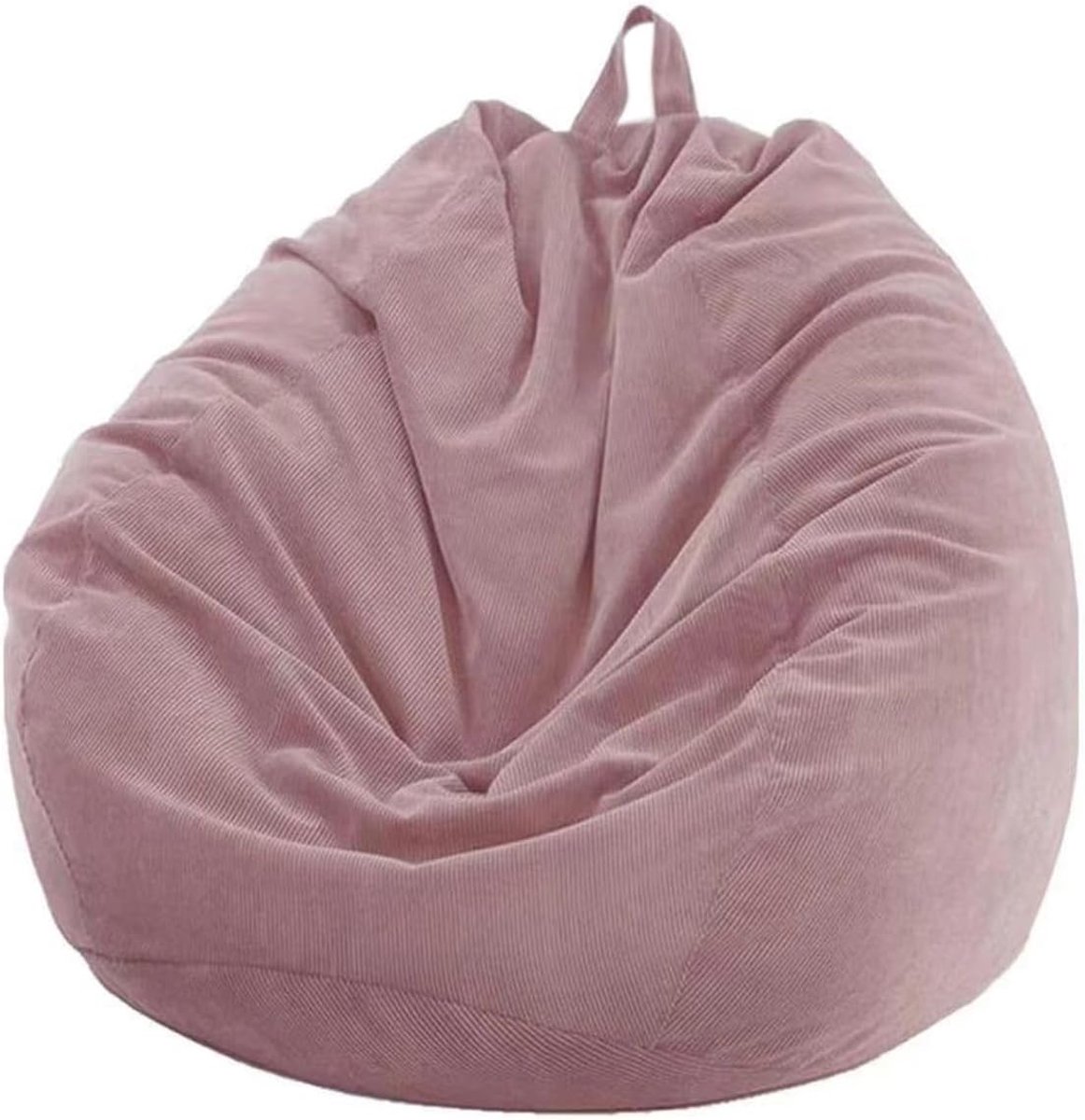 Zitzakhoes voor woonkamer, 85 x 110 cm (zonder vulling), corduroy, voor binnen en buiten, roze