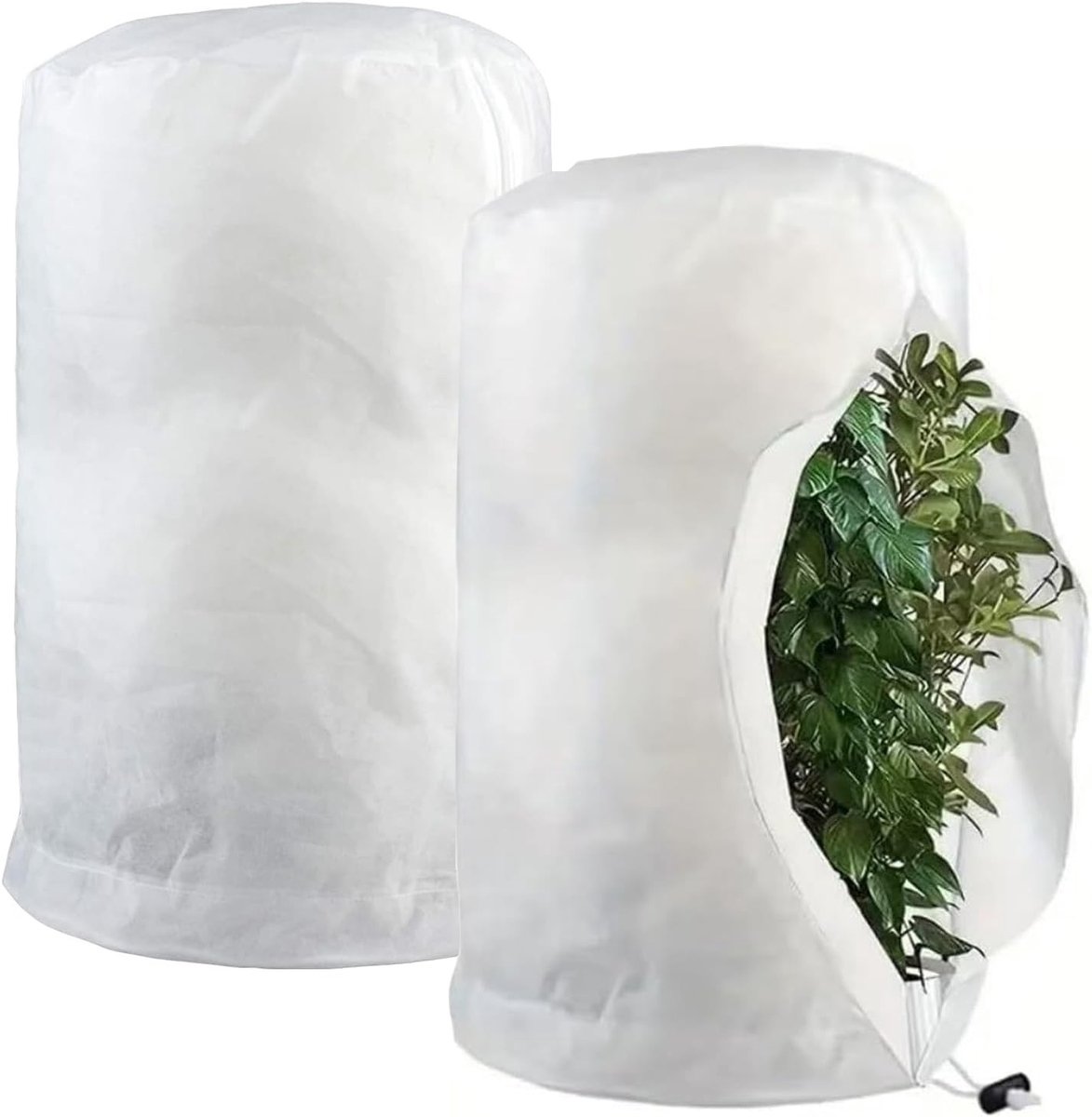 Gewasbeschermingskap 80 x 100 cm, 2 stuks, winterbescherming voor planten, tuinbescherming en vorstbescherming