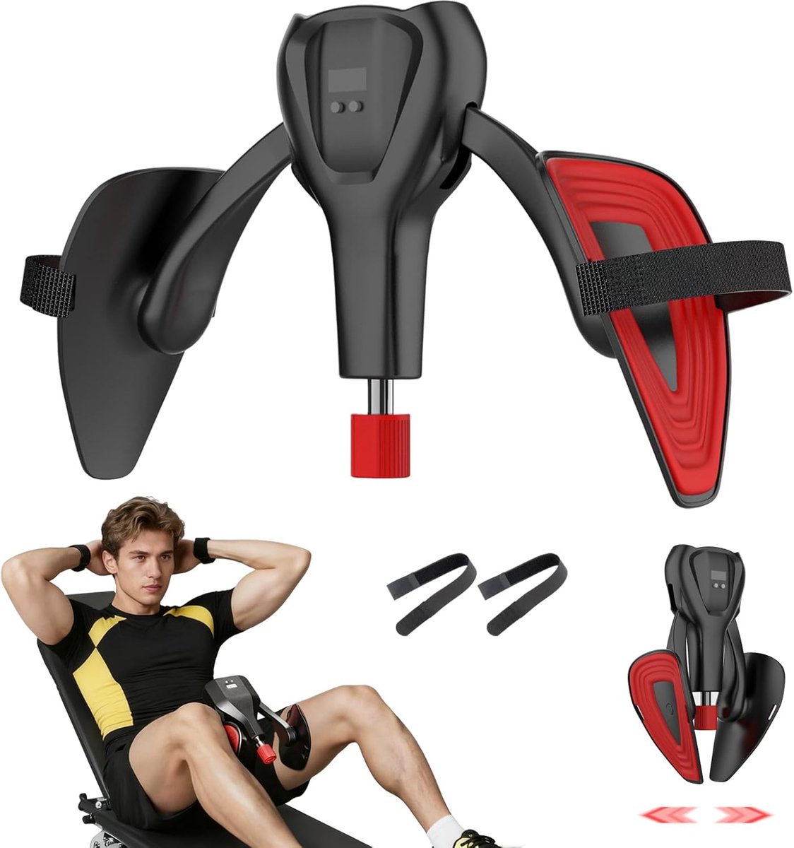 SnelShoppen - Dijbeentrainer Bekkenbodemtrainer voor Vrouw en Man, Thuis Gebruik, Billenteller met Vaste Riem, Ideaal voor Beenpers en Billen Oefening