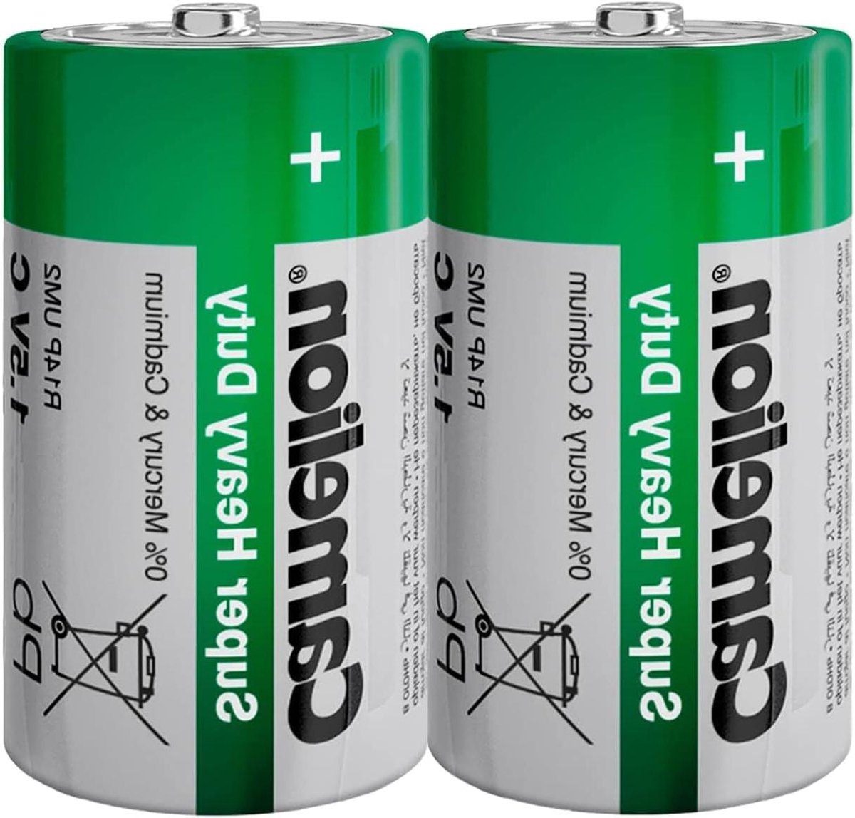 Heavy Duty Batterijen - C Batterijen - Apparaten Voeden - Lange Levensduur - 2 Stuks - Zwart