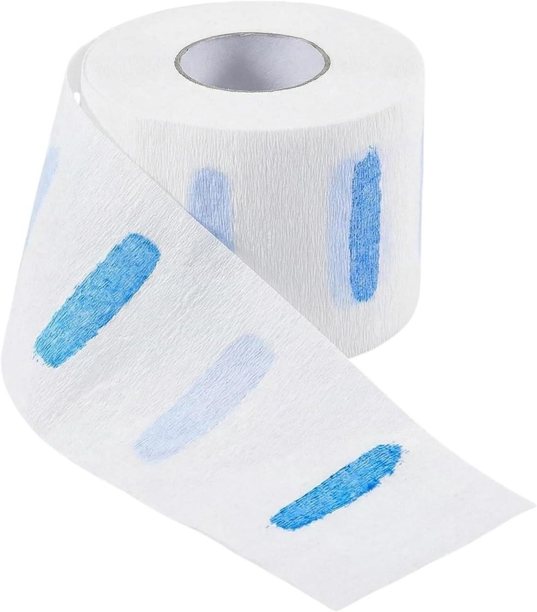 Wegwerp Nek Strips - Kapperspapier Zelfklevend - HaarStyling Bescherming - Rekbaar Nek Papier - 85 Secties - Wit