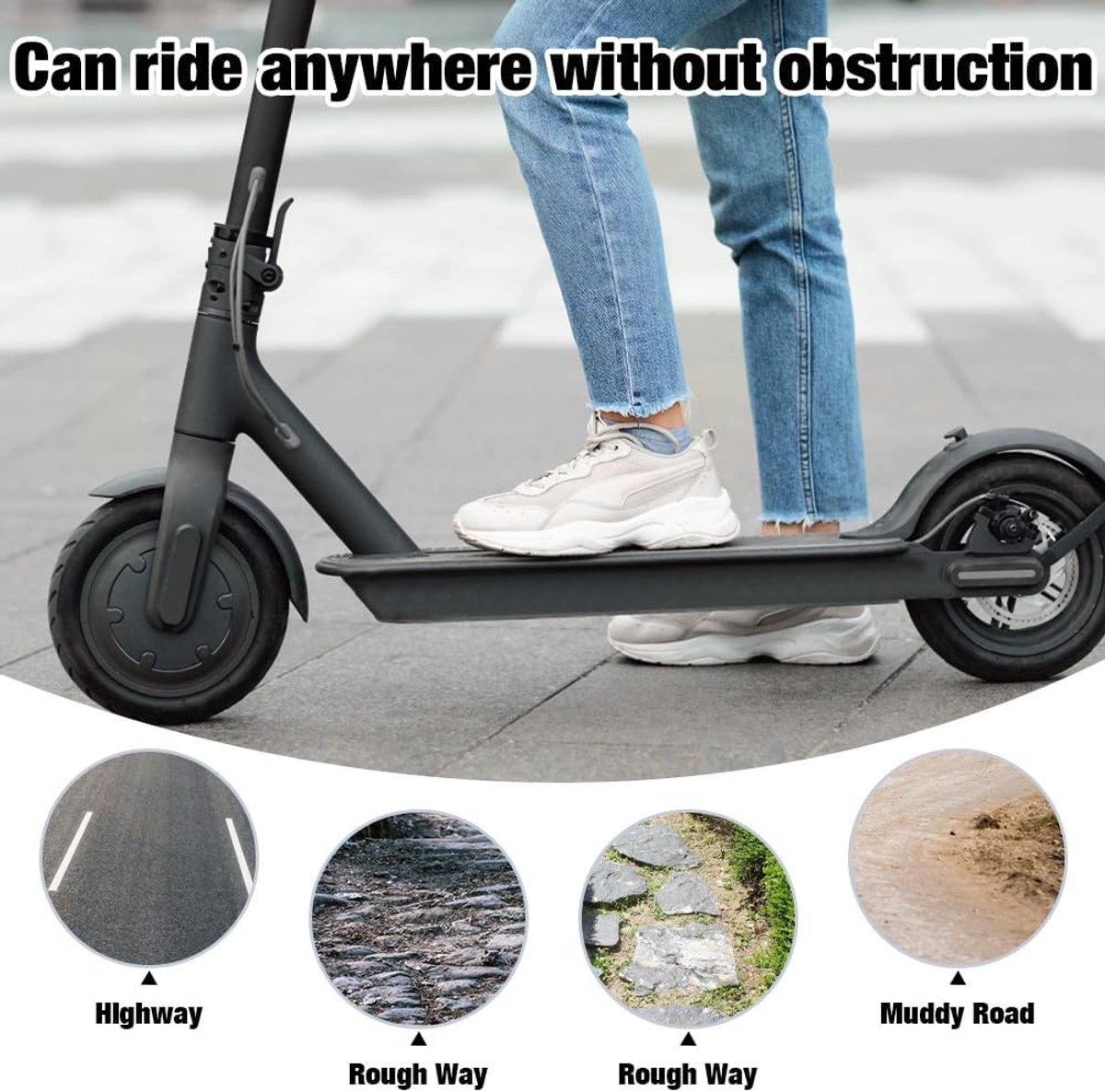 Banden, 8,5 inch reservewielen, elektrische scooter, rubberen banden met slang en breekijzer, kinderwagen, voor buiten en binnen, compatibel met Xiaomi M365/M365 Pro/1S/Pro2