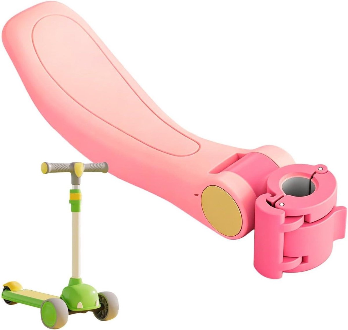 Kinder Stezitzitje Scooter - Zadel Zitje Scooter - Comfortabel Rijden - Verstelbare Hoogte - 40 cm - Roze