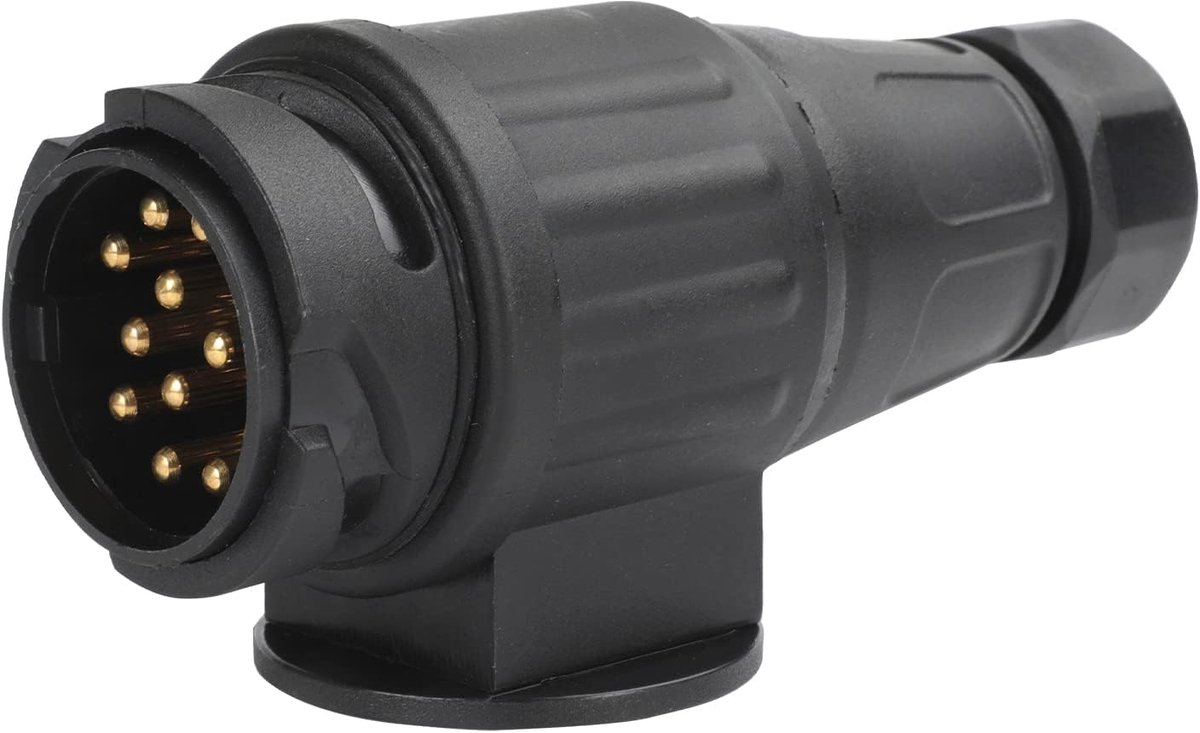 13 Pin Trailer Plug 12V Elektrische Draad Connector Adapter Trekhaak Converter voor Voertuig