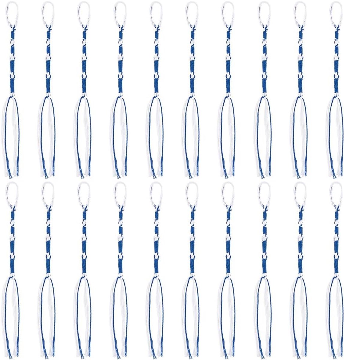 Kwastjes gebedssjaal accessoires tzitzits wit met blauwe draad voor mannen vrouwen gebedsdecoratie geschenken voor Kerstmis