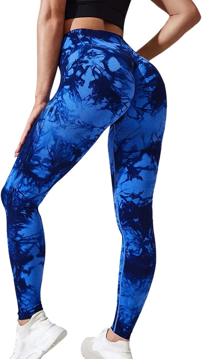 Leggings voor dames, hoge taille, sportlegging, booty, scrunch, lang, naadloos, yoga, gymbroek, push-up