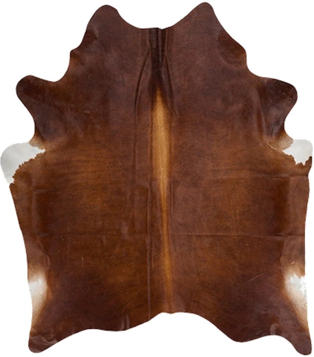 Koeienhuid Vloerkleed XXL (Extra Groot) - Effen-solid - 235 x 207 cm - Koeienkleed / Koeienvel / Dierenvel / Dierenhuid / Koehuid Tapijt