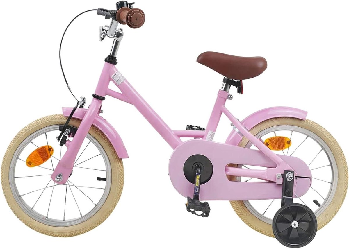 Kinderfiets sfiets sfiets Buiten Spelen Klassiek Ontwerp 12 Inch Lichtroze