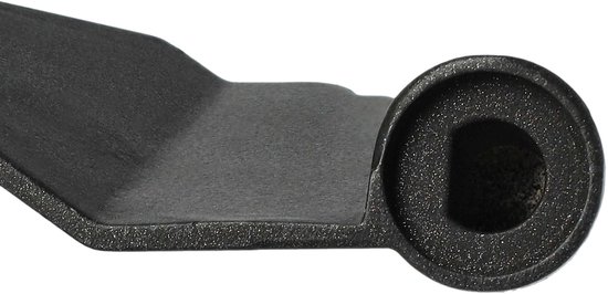 VHBW deeghaak compatibel met Unold 86951, Backmeister Onyx 8695 broodbakmachine - menghaak, 6,5 x 3,8 cm, aluminiumlegering zwart van vhbw — afbeelding 4
