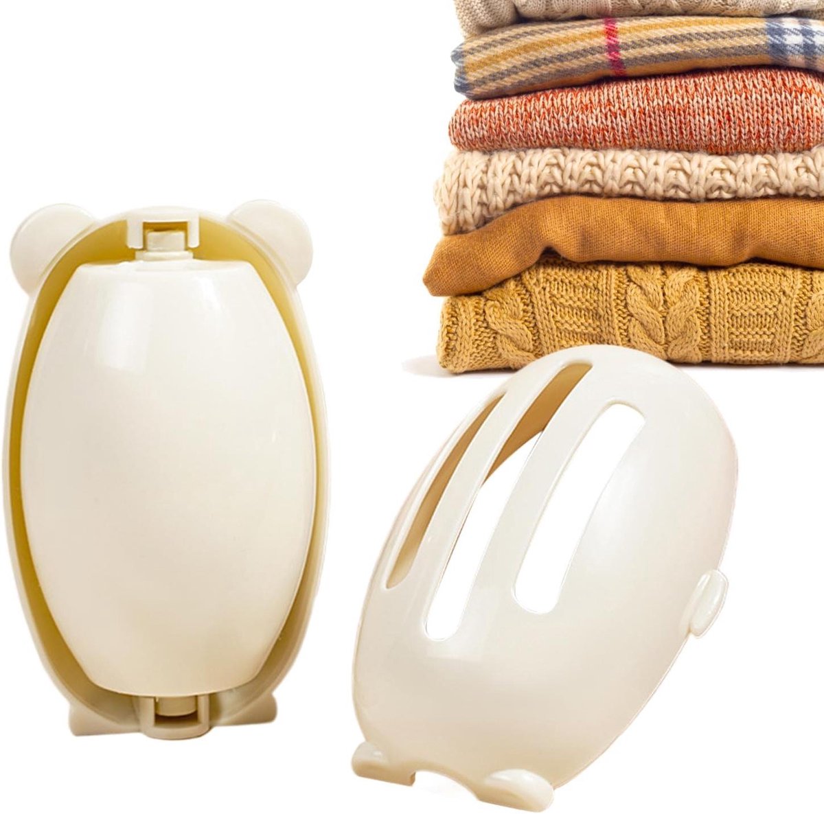 Herbruikbare Pluisroller - Haarverwijderaar Kleding - Dierenharen Verwijderen - Extra Plakkerig - 10 x 7 cm - Wit