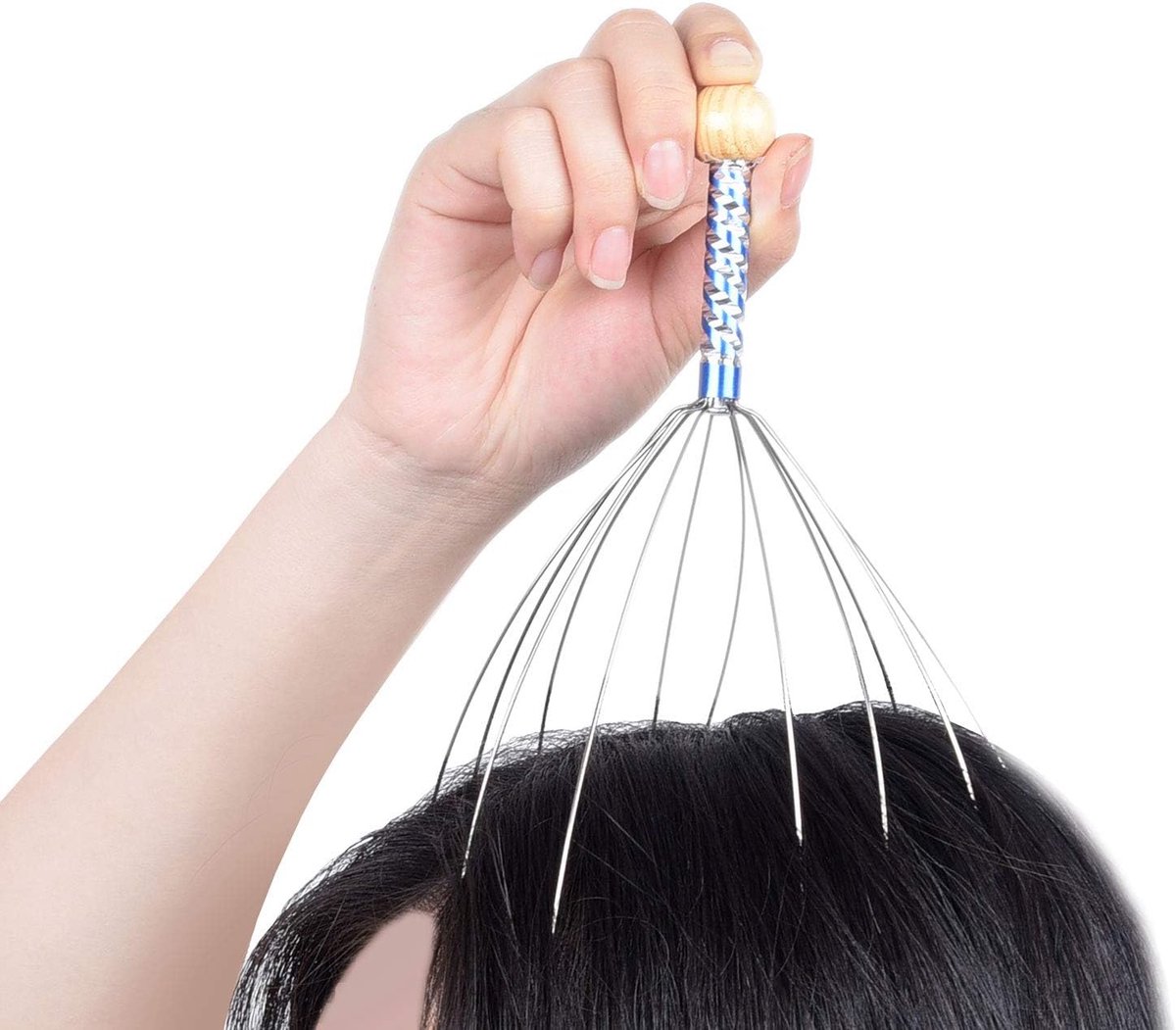 Hoofdhuidmassageset - 2 x hoofdhuidkrabber, 1 x Roller Ball Claw Massager en 1 x Shampoo Massage Borstel - Ontspant en verjongt - Stimuleert de bloedcirculatie - Houdt je hoofdhuid schoon en gezond