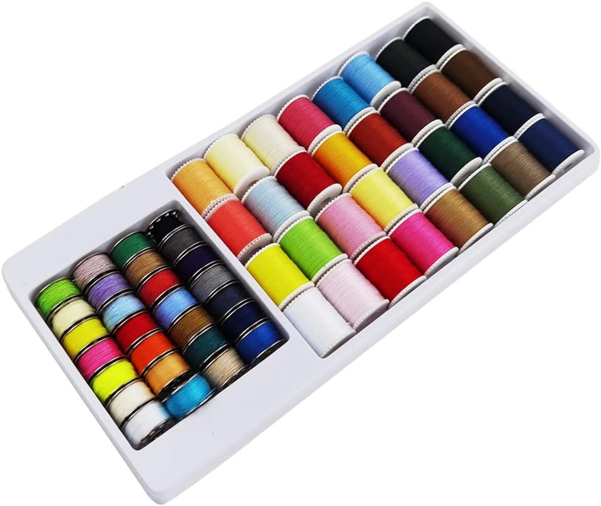 Naaien Klossen Reizen Kit Naaigaren Kit Multi-Color Polyester Met Opbergdoos Voor Arts Craft Projecten Quilten Kleding Reizen Geschikt