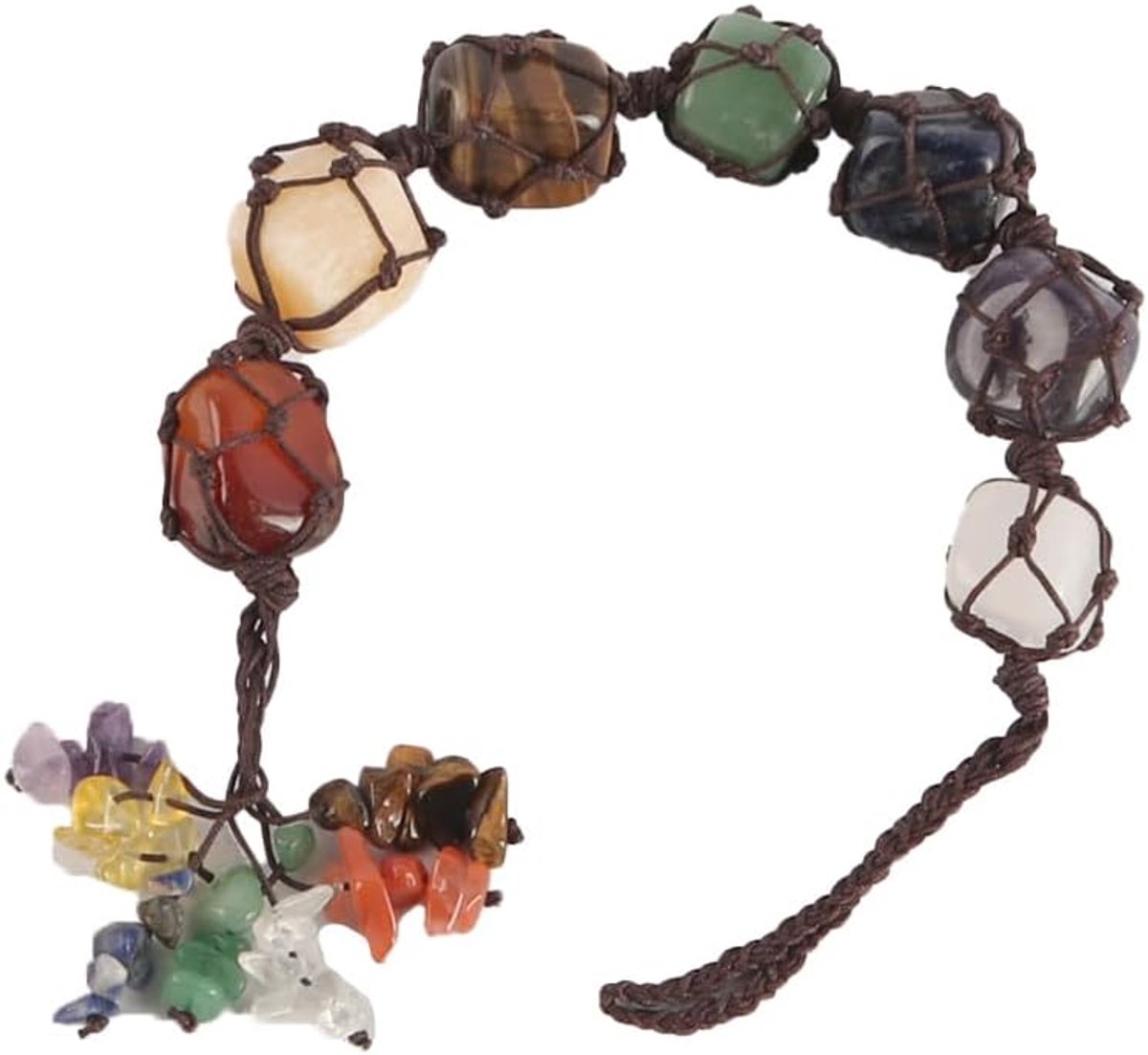 7 Chakra Kristallen Kristallen En Edelstenen Kristal Hangende Chakra Geschenken Getrommelde Edelstenen Auto Hangend Voor Reiki Muur Hangend 1st