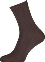 FALKE Family damessokken - katoen - donkerbruin (dark brown) - Maat: 39-42