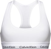 Calvin Klein dames Modern Cotton bralette top - ongevoerd - wit - Maat: L