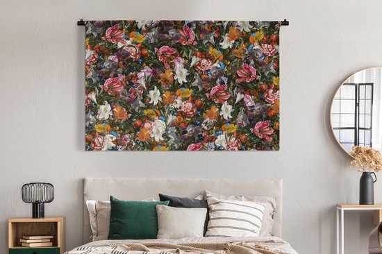 Tapisserie - Toile Murale - Fleurs - Art - Oude Meesters - 180x120 cm - Tapisserie