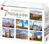 King Legpuzzels Wonders Of Europe 68 Cm 7 in 1 puzzeldoos