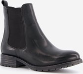 Hush Puppies leren dames chelsea boots - Zwart - Maat 38 - Echt leer