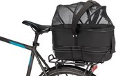 Trixie fietsmand bagage drager smal zwart - 48x29x42 cm - 1 stuks