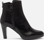 Linea Zeta Enkellaarsjes zwart Leer 192612 - Dames - Maat 37
