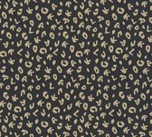 AS Creation Karl Lagerfeld - Letter behang - Ontwerp "Leopard" - goud zwart - 1005 x 53 cm
