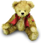 Clemens Knuffelbeer Teddy Farell 35 Cm Pluche Lichtbruin/rood