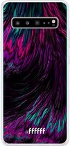 6F hoesje - geschikt voor Samsung Galaxy S10 5G -  Transparant TPU Case - Roots of Colour #ffffff