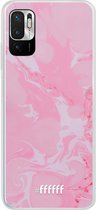 6F hoesje - geschikt voor Xiaomi Redmi Note 10 5G -  Transparant TPU Case - Pink Sync #ffffff