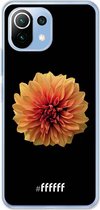6F hoesje - geschikt voor Xiaomi Mi 11 Lite -  Transparant TPU Case - Butterscotch Blossom #ffffff