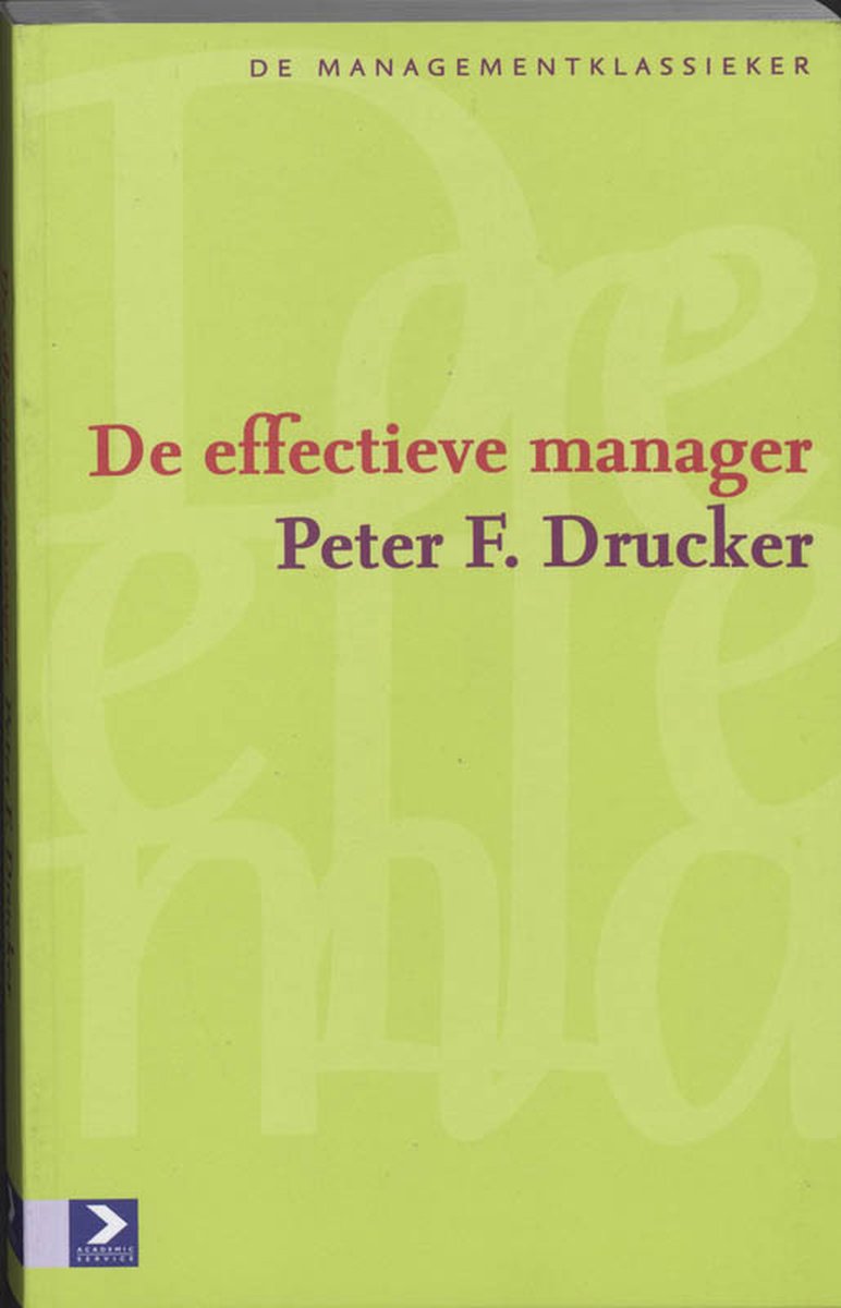 Omslag van De effectieve manager