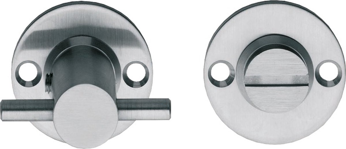 Intersteel Rozet met toilet-/badkamersluiting ø42x2 mm rvs geborsteld