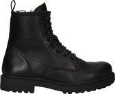 Blackstone WL02 BLACK - LACE UP BOOT - FUR - Vrouw - Black - Maat: 37