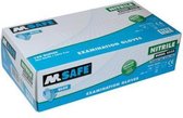 M-Safe Oxxa 4520 disposable nitril onderzoekshandschoenen ongepoederd Blauw maat S