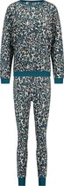 Hunkemöller Dames Nachtmode Pyjamaset met tas  - Groen - maat S