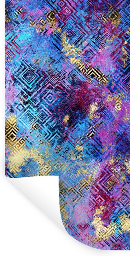 Muurstickers - Sticker Folie - Marmer - Verf - Geometrische vormen ...