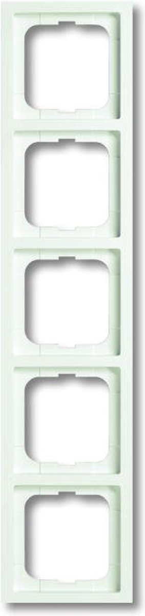Busch-Jaeger Future Linear afdekraam 5-voudig, studiowit mat