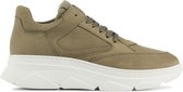 Mace Sneakers Dames - Lage sneakers / Damesschoenen - Nubuck - M1048 nub - Groen - Maat 41