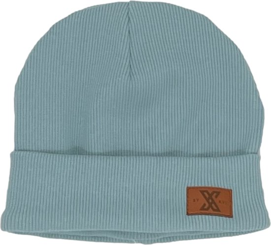 by Xavi- Loungy Folded Beanie - Opal Blue - XS