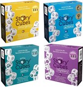 Spellenbundel - Dobbelspel - 4 Stuks - Rory's Story Cubes Actions, Astro, Emergency & Mystery