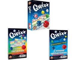 Spellenbundel  - 3 stuks - Dobbelspel - Qwixx & Qwixx Mixx & Qwixx Connected